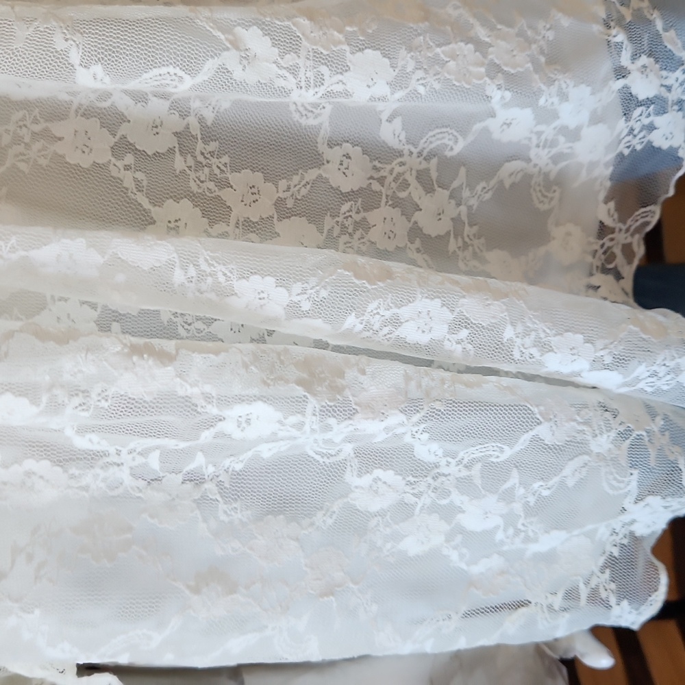 V Cristina lace overlay top - Picture 4 of 9